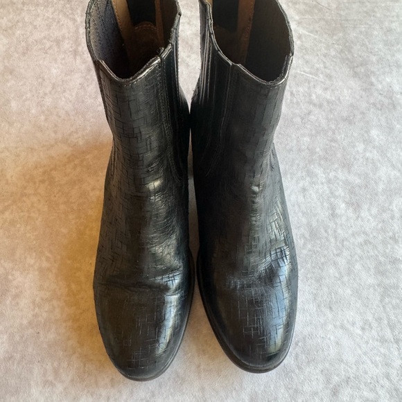 UGG Black Textured Ankle Boots - Picture 2 of 13